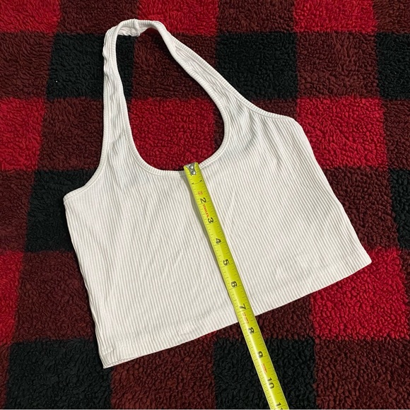 DAZY Rib Knit Crop Halter Top - Picture 4 of 6